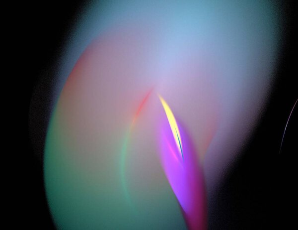 изображение одного цифрового фрактала на черном цвете