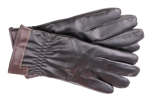Leather Gloves Isolated at dry day — Stock Photo, Image