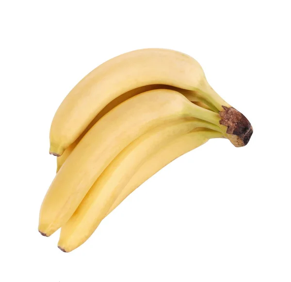 Veel gele banaan geïsoleerd — Stockfoto