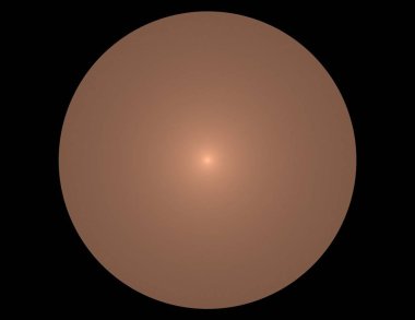 Siyah Renk Üzerine Bir Dijital Fraktal Resmi