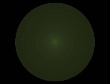 Siyah Renk Üzerine Bir Dijital Fraktal Resmi