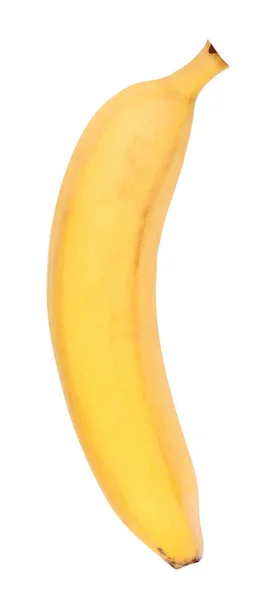 Gele banaan geïsoleerd op droge dag — Stockfoto