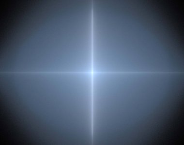 Siyah Renk Üzerine Bir Dijital Fraktal Resmi