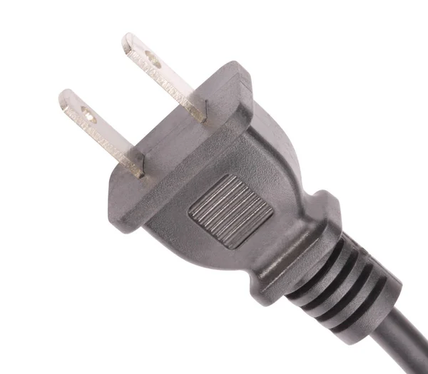 American Outlet Plug met Cord Isolated — Stockfoto