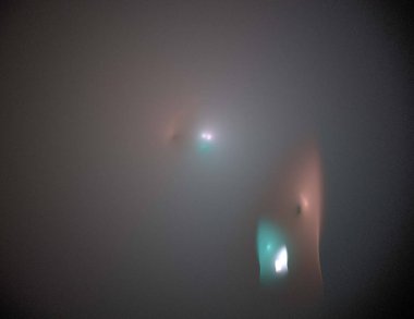 Siyah Renk Üzerine Bir Dijital Fraktal Resmi