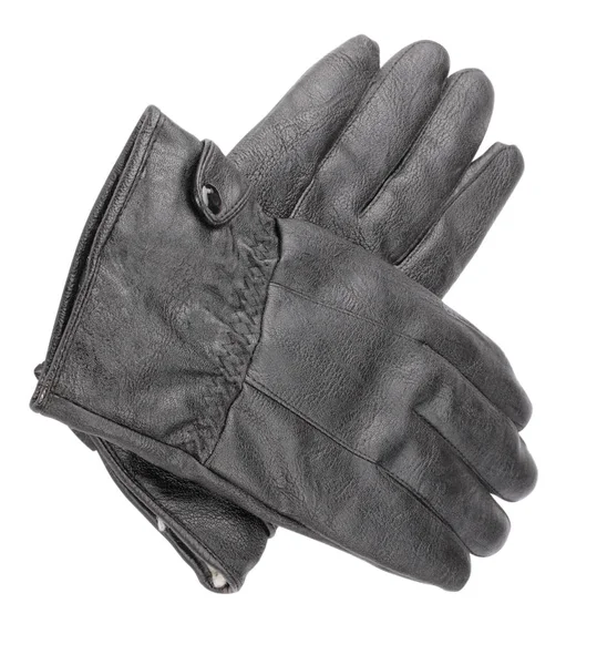 干燥天隔离的皮革手套 — 图库照片