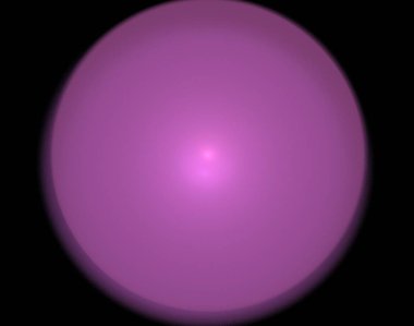 Siyah Renk Üzerine Bir Dijital Fraktal Resmi