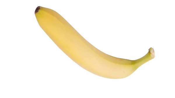 Żółty banan osamotniony w suchy dzień — Zdjęcie stockowe