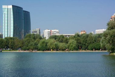 Şehir parkında yaz