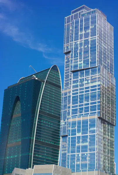 Edge of office building on sky background — Stock Photo, Image