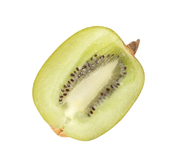 Kiwi crudo isolato su bianco — Foto Stock