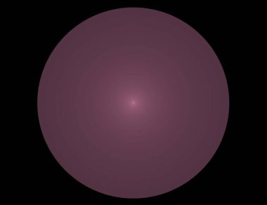 Siyah Renk Üzerine Bir Dijital Fraktal Resmi