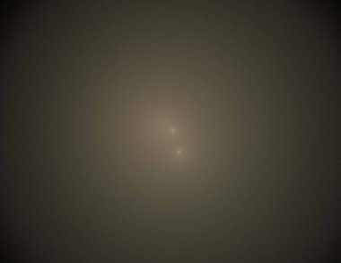 Siyah Renk Üzerine Bir Dijital Fraktal Resmi