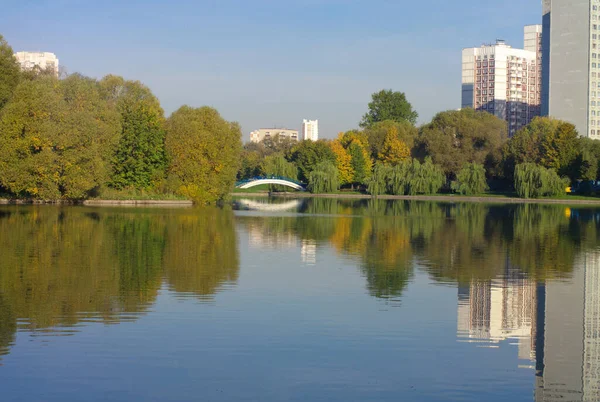 Verano en parque de la ciudad — Foto de Stock