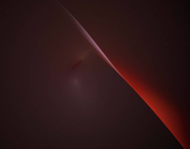 Siyah Renk Üzerine Bir Dijital Fraktal Resmi