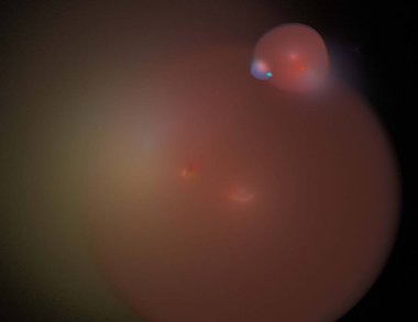 Siyah Renk Üzerine Bir Dijital Fraktal Resmi