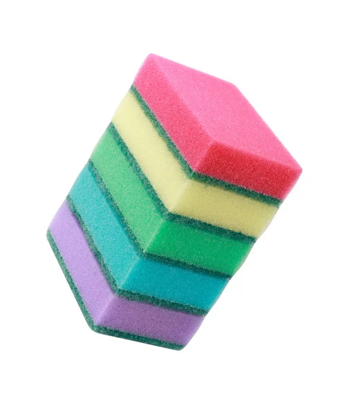 Many foam rubber  sponge — Stock Photo, Image