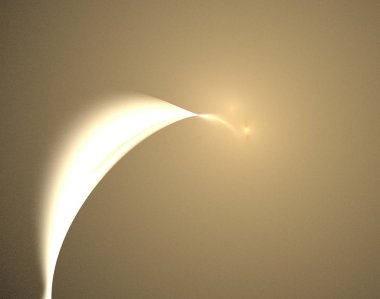 Siyah Renk Üzerine Bir Dijital Fraktal Resmi