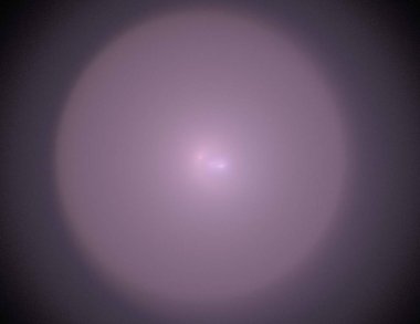 Siyah Renk Üzerine Bir Dijital Fraktal Resmi