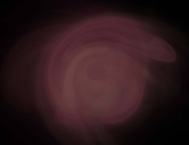 Siyah Renk Üzerine Bir Dijital Fraktal Resmi