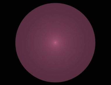 Siyah Renk Üzerine Bir Dijital Fraktal Resmi