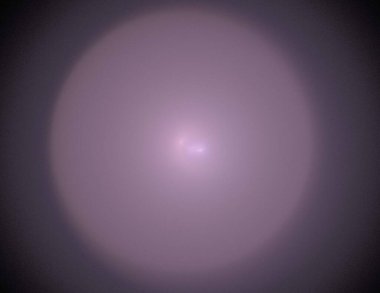 Siyah Renk Üzerine Bir Dijital Fraktal Resmi