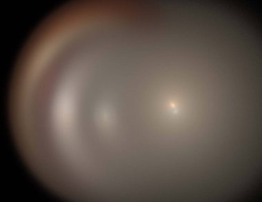 Siyah Renk Üzerine Bir Dijital Fraktal Resmi