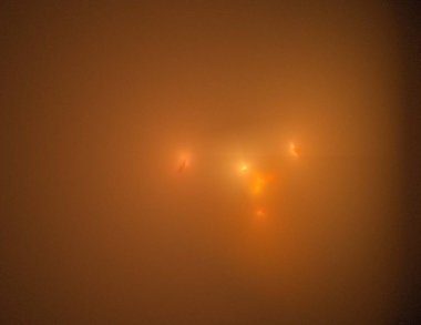 Siyah Renk Üzerine Bir Dijital Fraktal Resmi