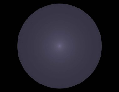 Siyah Renk Üzerine Bir Dijital Fraktal Resmi