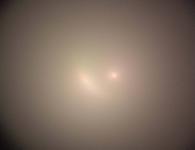 Siyah Renk Üzerine Bir Dijital Fraktal Resmi