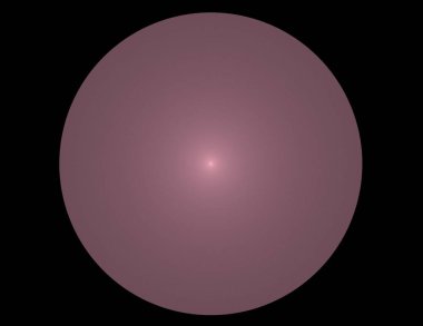 Siyah Renk Üzerine Bir Dijital Fraktal Resmi