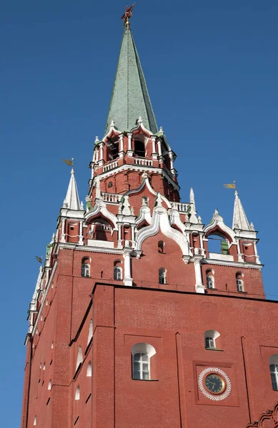 Torre Del Kremlin Fondo Del Cielo Centro Ciudad —  Fotos de Stock