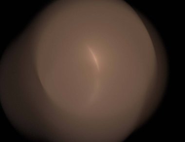 Siyah Renk Üzerine Bir Dijital Fraktal Resmi