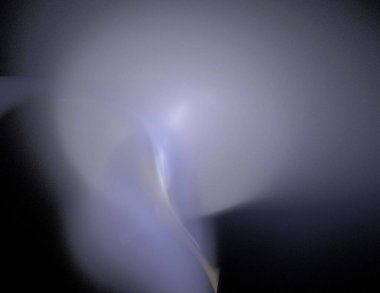 Siyah Renk Üzerine Bir Dijital Fraktal Resmi