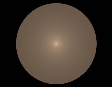 Siyah Renk Üzerine Bir Dijital Fraktal Resmi