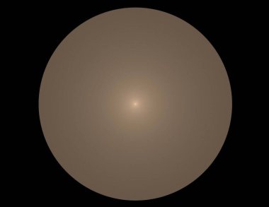 Siyah Renk Üzerine Bir Dijital Fraktal Resmi