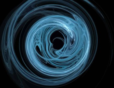 Dijital fraktal ile çok renkli bir çizimi