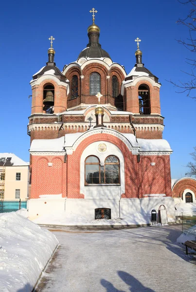 Εκκλησία Κατά Διάρκεια Της Ημέρας Χειμώνα — Φωτογραφία Αρχείου