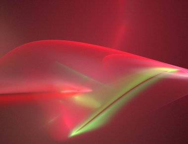 Siyah Renk Üzerine Bir Dijital Fraktal Resmi