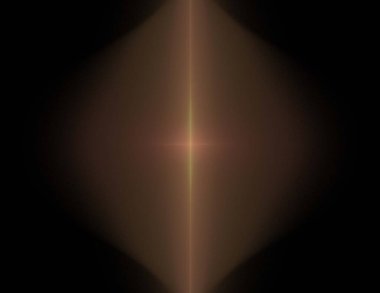 Siyah Renk Üzerine Bir Dijital Fraktal Resmi