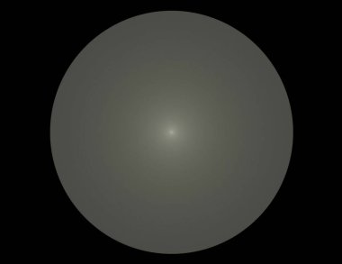 Siyah Renk Üzerine Bir Dijital Fraktal Resmi