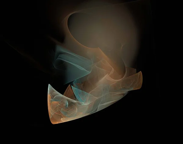 Image Une Fracture Numérique Sur Couleur Noire — Photo