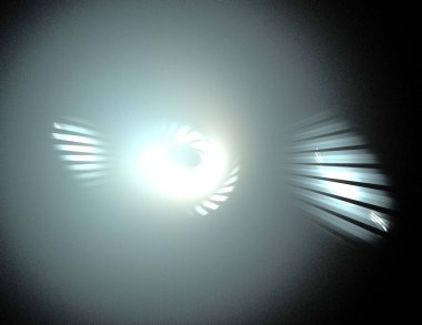 Siyah Renk Üzerine Bir Dijital Fraktal Resmi