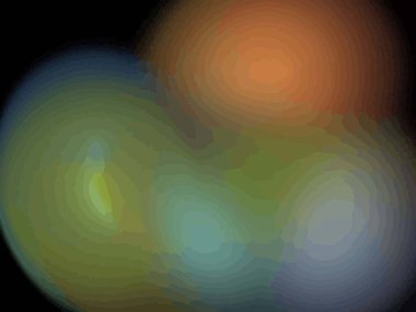 Siyah Renk Üzerine Bir Dijital Fraktal Resmi