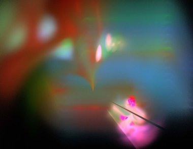 Siyah Renk Üzerine Bir Dijital Fraktal Resmi