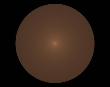 Siyah Renk Üzerine Bir Dijital Fraktal Resmi