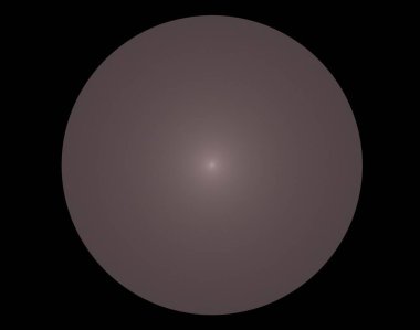 Siyah Renk Üzerine Bir Dijital Fraktal Resmi