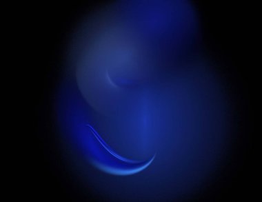 Siyah Renk Üzerine Bir Dijital Fraktal Resmi