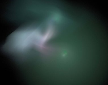 Siyah Renk Üzerine Bir Dijital Fraktal Resmi