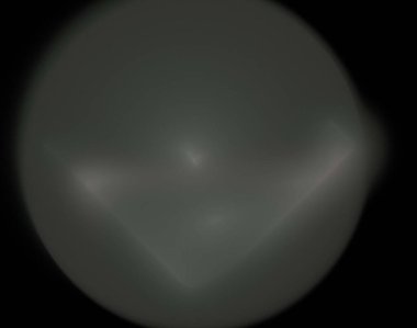 Siyah Renk Üzerine Bir Dijital Fraktal Resmi